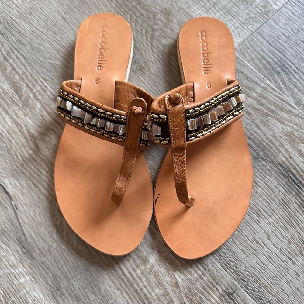 Cocobelle beaded sandals size 9 - Picture 3 of 5